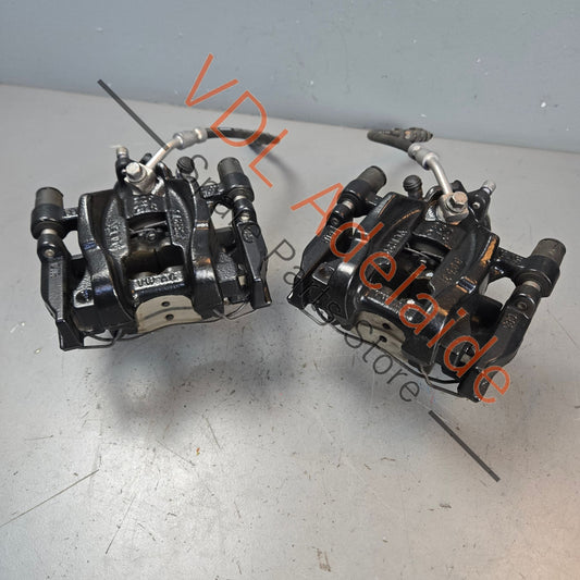 5Q0615423G 5Q0615424G Audi S3 Golf R Cupra Rear Brake Caliper Set Pair suit 310mm x 22mm Vented Rotor
