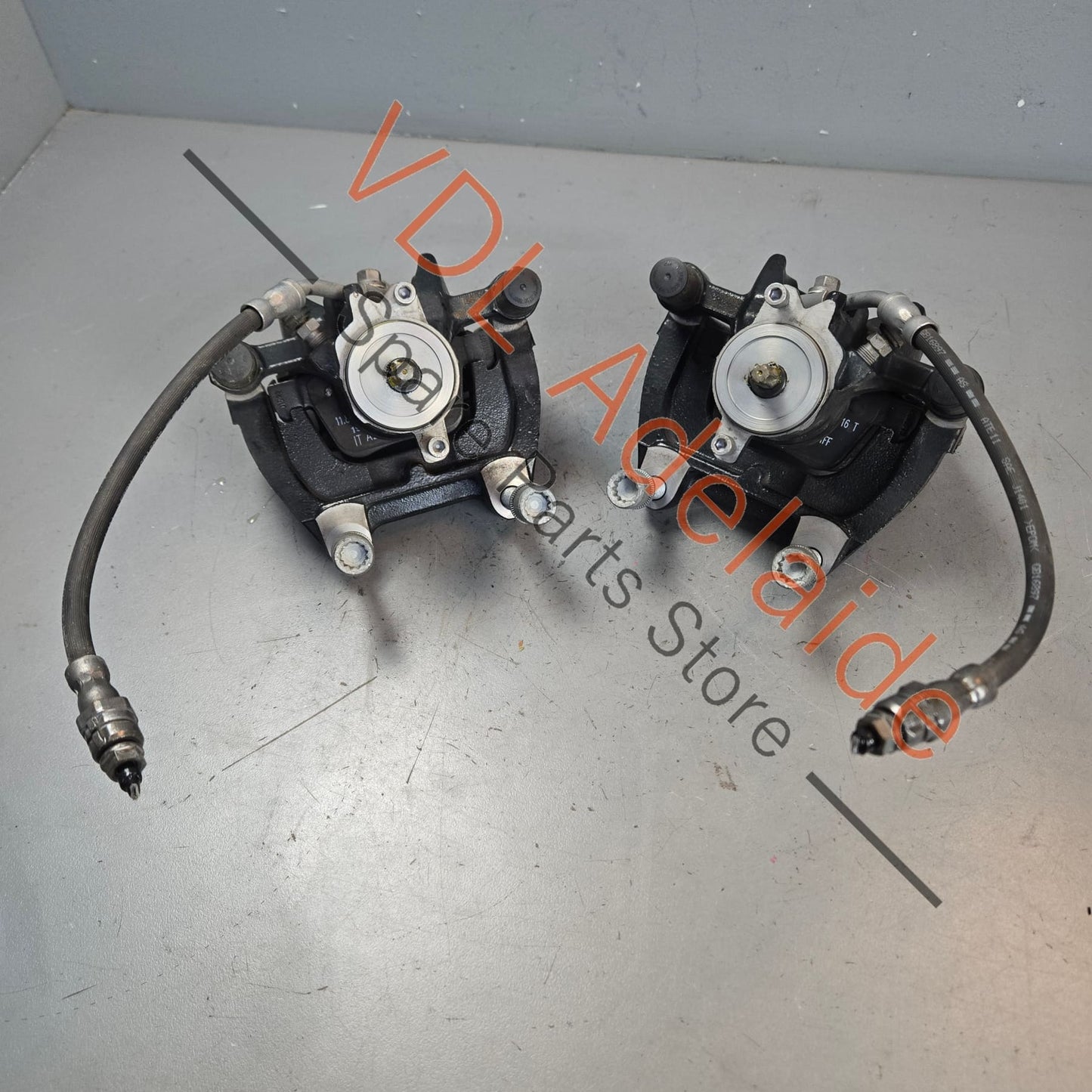 5Q0615423G 5Q0615424G Audi S3 Golf R Cupra Rear Brake Caliper Set Pair suit 310mm x 22mm Vented Rotor