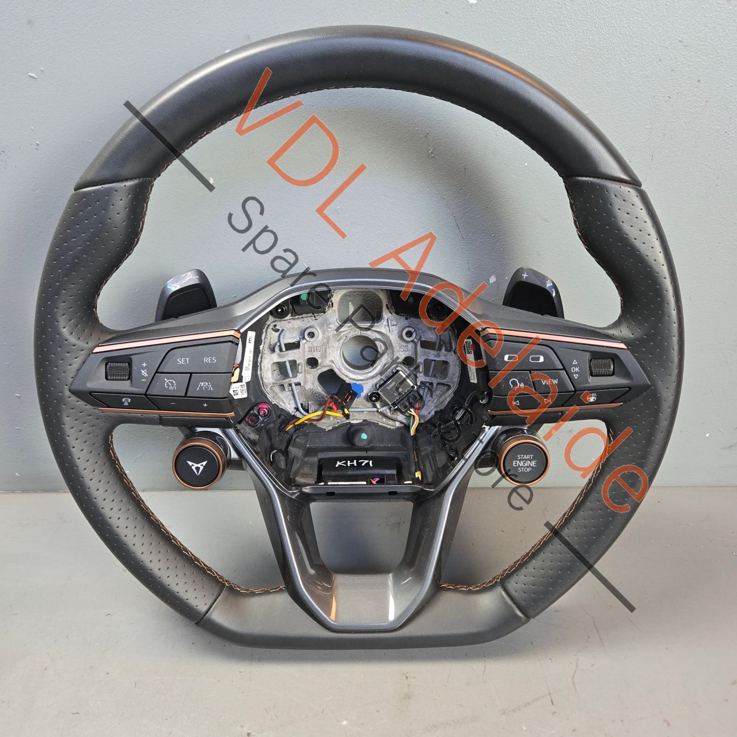5FA419091FTXEY 5FA919719ADRZF Cupra Leather Sport Flat Bottom Steering Wheel with Multifunction button set 5FA419091FT XEY