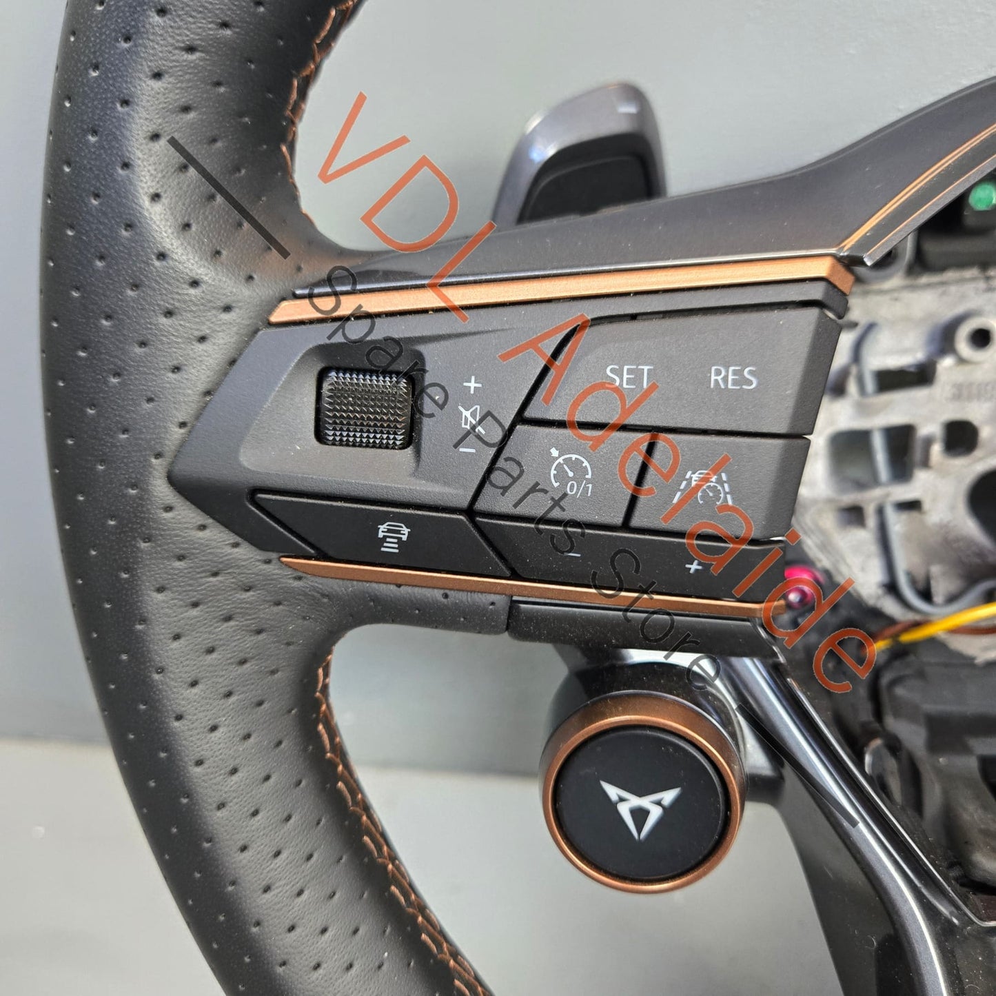 5FA419091FTXEY 5FA919719ADRZF Cupra Leather Sport Flat Bottom Steering Wheel with Multifunction button set 5FA419091FT XEY