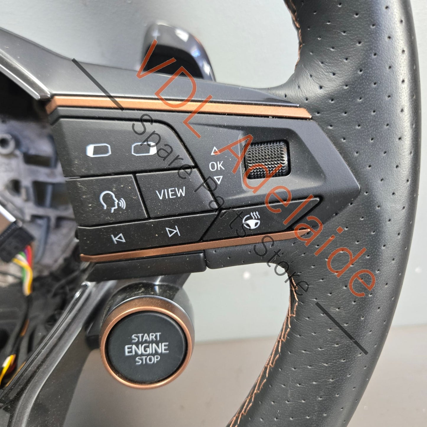 5FA419091FTXEY 5FA919719ADRZF Cupra Leather Sport Flat Bottom Steering Wheel with Multifunction button set 5FA419091FT XEY