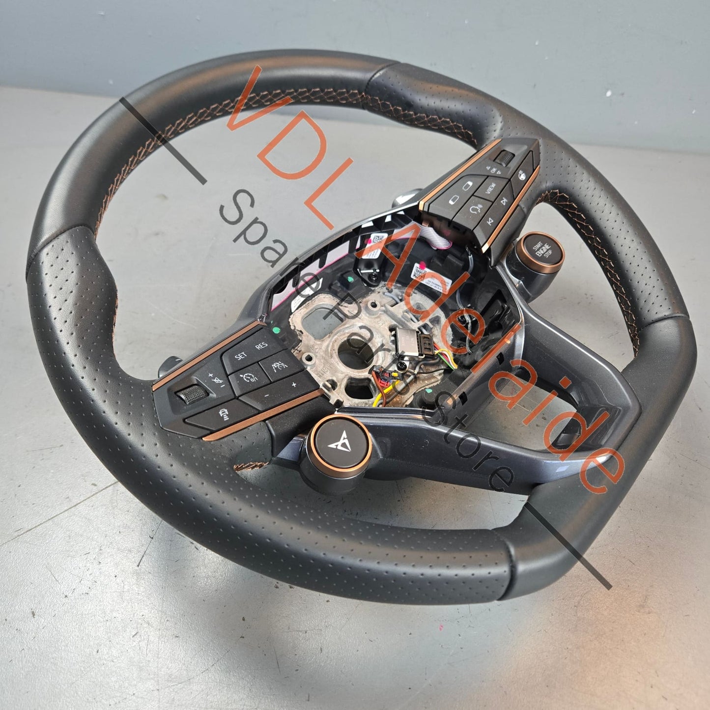 5FA419091FTXEY 5FA919719ADRZF Cupra Leather Sport Flat Bottom Steering Wheel with Multifunction button set 5FA419091FT XEY