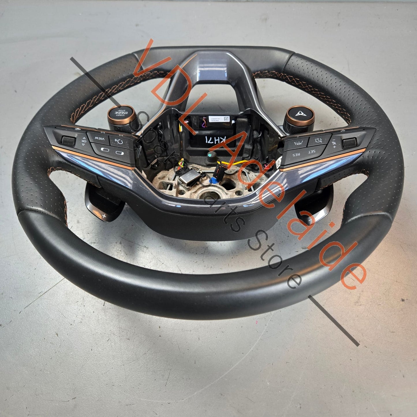 5FA419091FTXEY 5FA919719ADRZF Cupra Leather Sport Flat Bottom Steering Wheel with Multifunction button set 5FA419091FT XEY