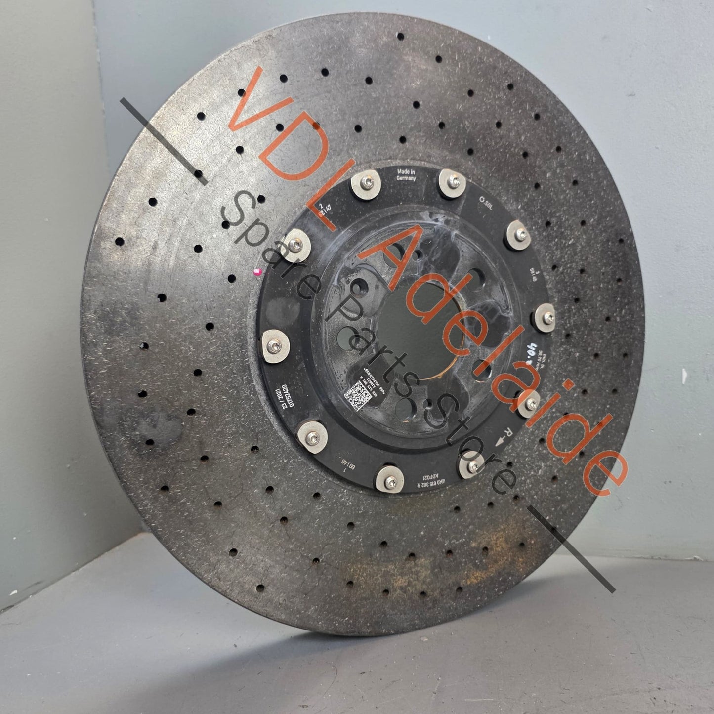 4K0615302R 4M0615302E Audi RS6 RS7 Carbon Ceramic Front Right Brake Disc Rotor 440mm x 40mm 4M0615302R 4M0615302E
