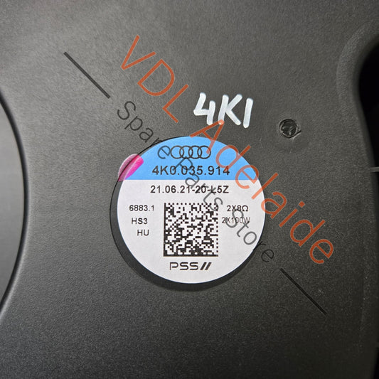 4K0035914 Audi RS6 S7 RS7 Rear Bass Subwoofer for Spare Wheel Boot 4K0035914 Bang Olufsen