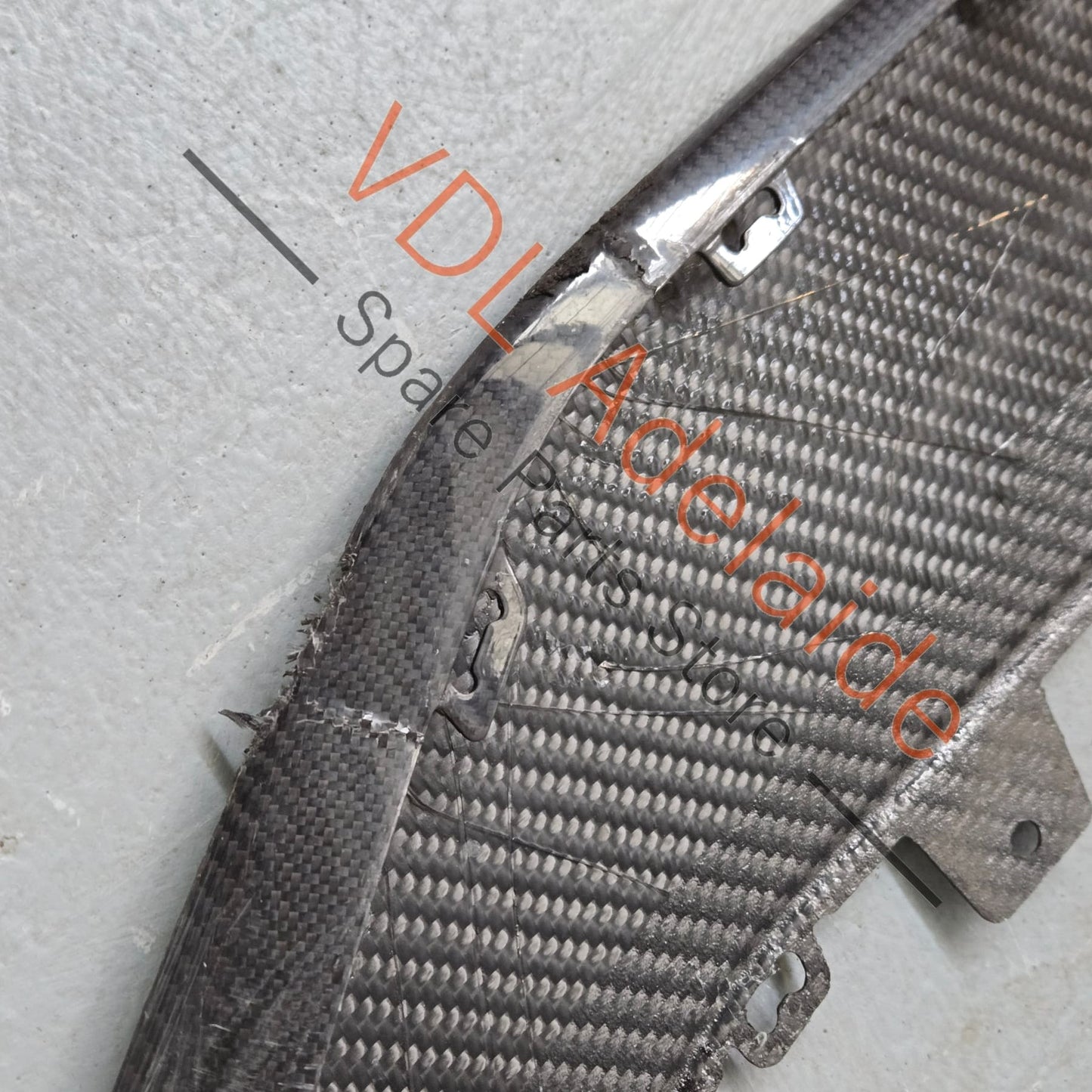 4K8807717B3Q0 4K8807717B Genuine OEM Audi RS6 RS7 Front Splitter Carbon **Damaged Stock** 4K8807717B 3Q0
