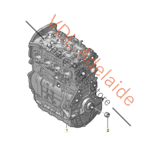 06K100038R  VW Golf MK7 DJHB New Crate Long Motor Engine 2.0 EA888 213kw