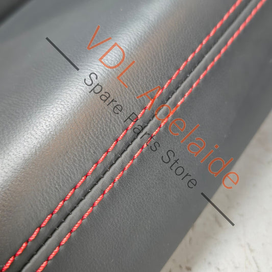 4K0867173BDWR 4K0867174BDWR 4K0867373BDWR 4K0867374BDWR Audi RS7 C8 4K Set of 4x Leather Interior Door Handles with red stitch