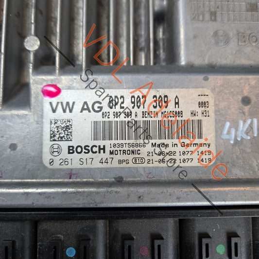 4K09075574KF Audi RS7 4K Engine ECU Controller for DJPB 4.0 V8 Bi Turbo 441kw 4K0907557 4KF