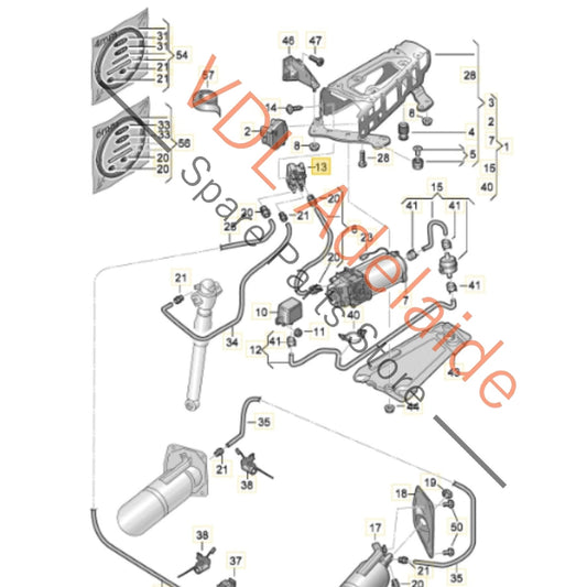4N0616013A Audi Air Suspension Valve Block Unit Module 4N0616013A