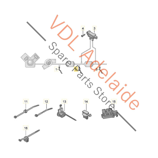 4N0919529B Audi VW Exhaust Temperature Sensor 4N0919529B