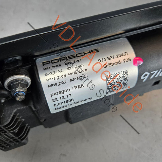 974827204E 974827204G 974827204D Porsche Panamera 971 Rear Spoiler Drive Unit Motor 974827204G