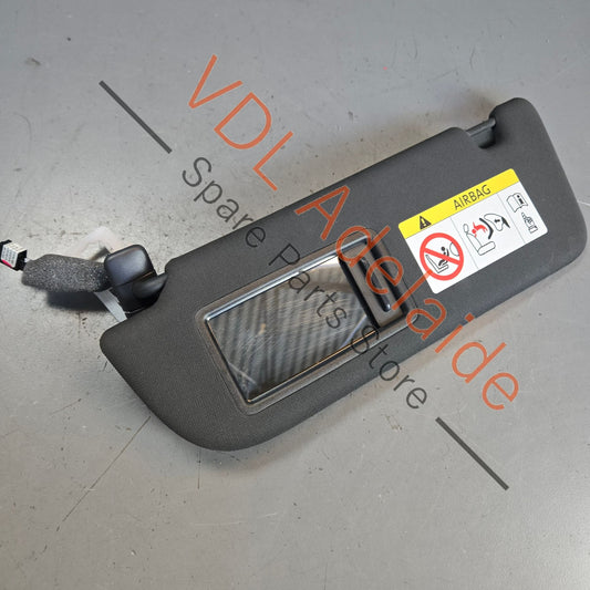 971857551P Porsche Panamera 971 Left Side Sun Visor Black 971857551P