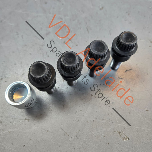 971698030B Porsche Audi VW Wheel Bolt Lock Nut Set 49mm Anti Theft 971698030B With Key