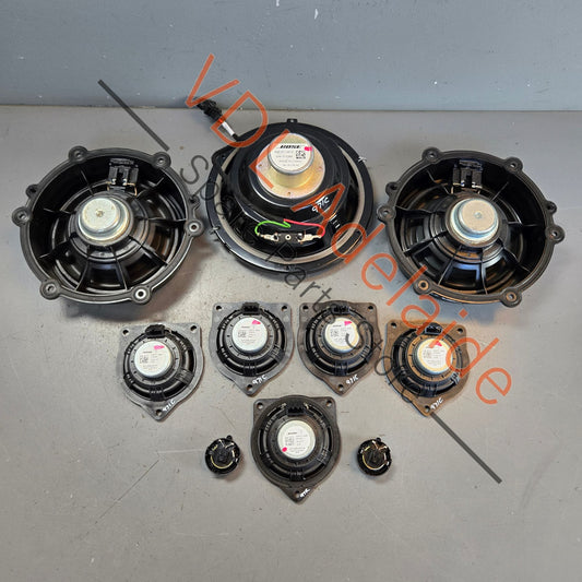 971035481F Porsche 10x BOSE Speaker Set from Panamera Incl Bass Mid & Treble Audio