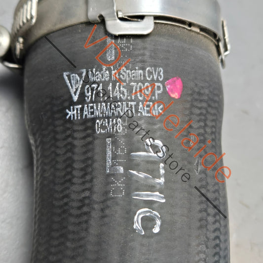971145709P Porsche Panamera 971 Charge Air Cooler Intercooler Pipe Hose Left Upper 971145709P