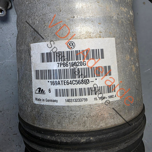 7P6616020G VW Touareg 7P Right Rear Air Suspension Strut Shock Absorber 7P6616020G