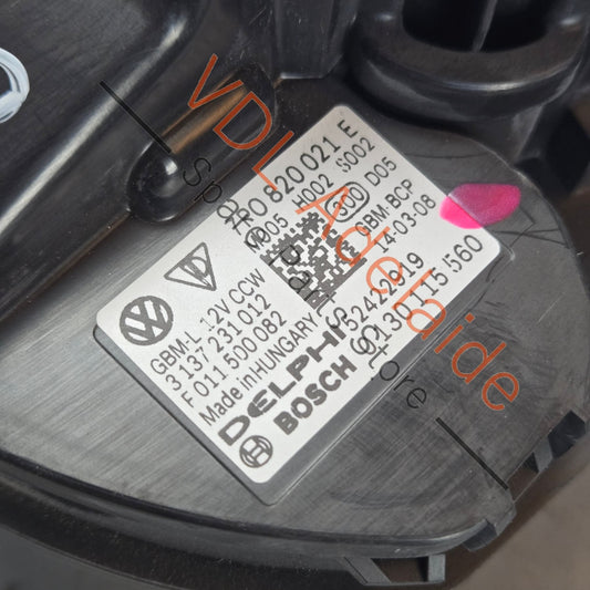 7P0820021E VW Touareg 7P Blower Fan Motor 7P0820021E