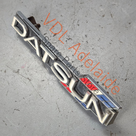 Datsun 1600 510 Front Radiator Grille Badge Emblem Genuine Chrome