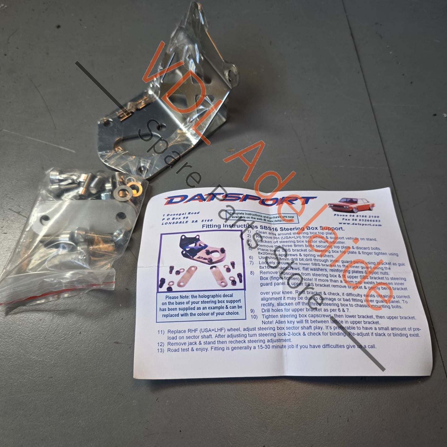 Datsun 510 1600 Datsport Steering Box Brace Bracket for RHD