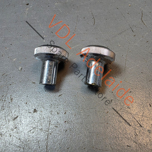 Datsun or Toyota Headlight & Wiper Control Switch Knob set Chrome