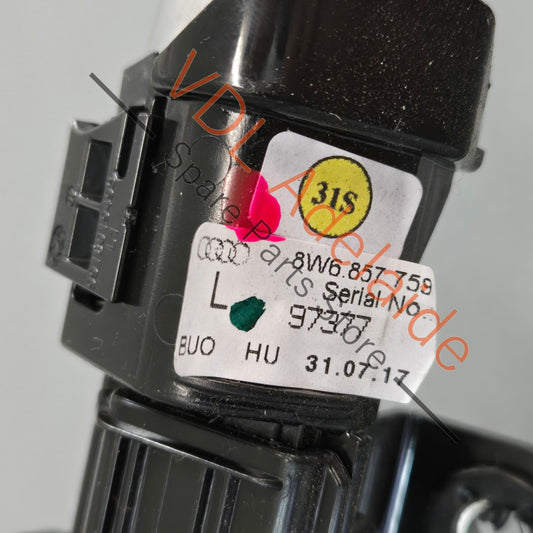 8W6857759 8W68577593Q7 Audi A5 F5 Coupe Left Front Seatbelt Ready Assistant Motor 8W6857759 3Q7