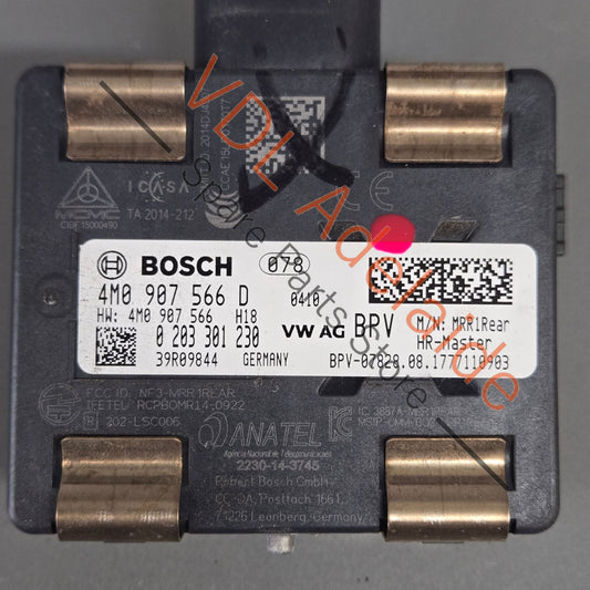 4M0907566D Audi VW Rear Right Lane Change Assist Module Radar Master 4M0907566D