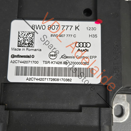 8W0907777K 8W0907777AA Audi RS5 F5 B9 Active Suspension Control Module 8W0907777K 8W0907777AA