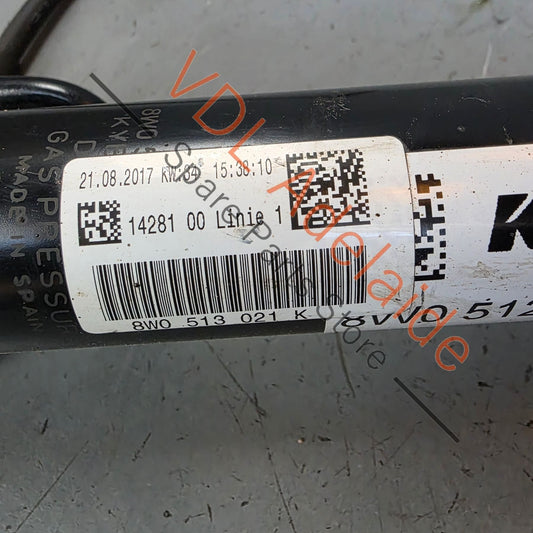 8W0513021 8W0512019 Audi RS5 B9 Rear Left Shock Absorber 8W0512019 8W0513021