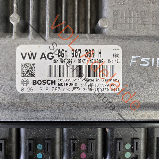 06M907309H 8W09075518WB 8W0907063CG 8W0907064DC Audi RS5 B9 ECU BCM1 and BCM2 Key Set