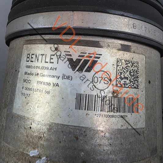4M0616039AH 4M0616039N 4M0616039BG Bentley Bentayga Front Shock Absorber Damper Air Suspension Strut 4M0616039AH
