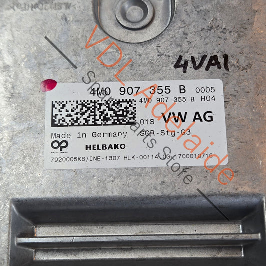 4M0907355B VW Audi Bentley Adblue Control Unit Module 4M0907355B