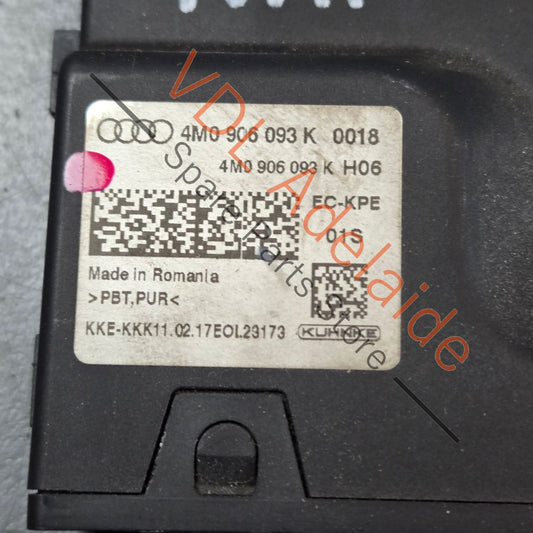 4M0906093K Audi VW Bentley Bentayga Fuel Pump Control Module 4M0906093K