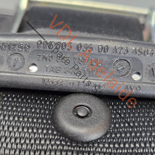99180303500 99180303521 Porsche 911 991 Rear Seat Belt 99180303500