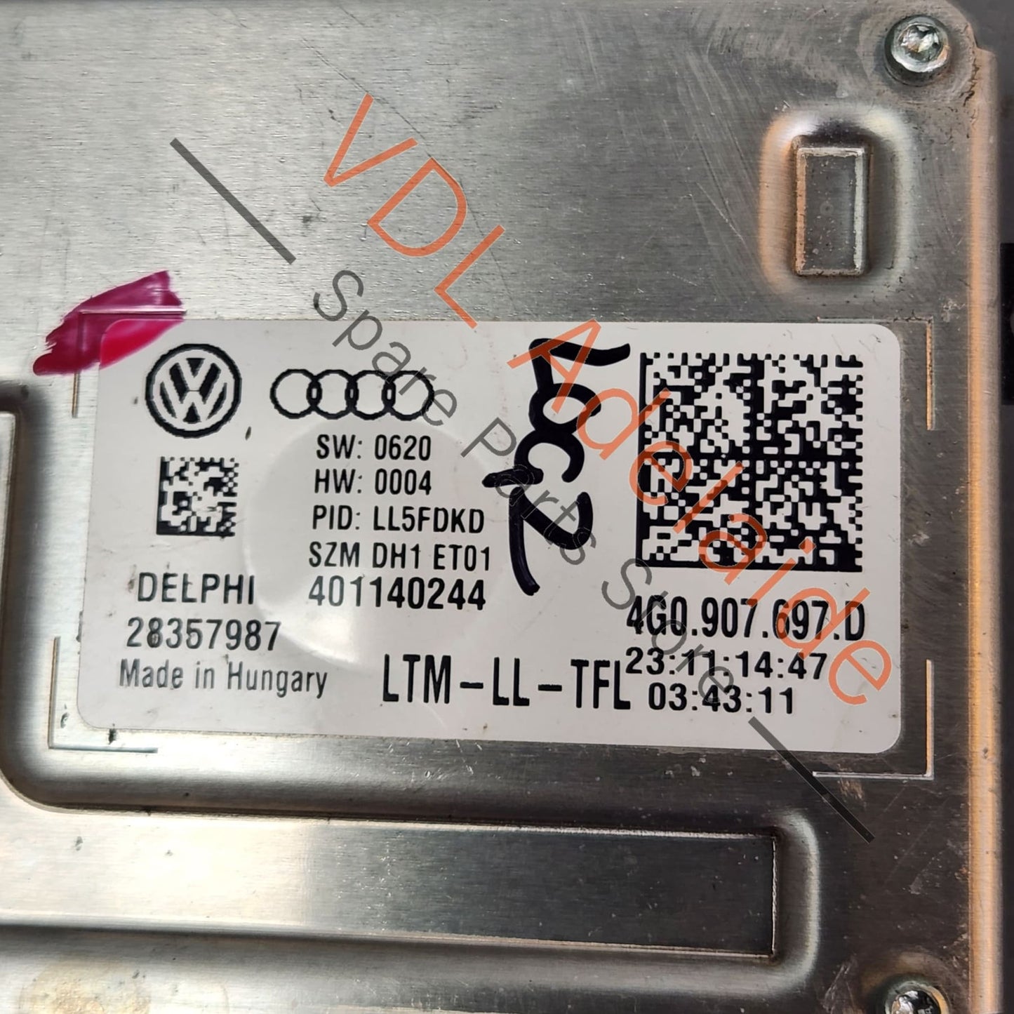 4G0907697D Audi A4 B8 8K Headlight Power Module Unit for Day Driving Lights 4G0907697D