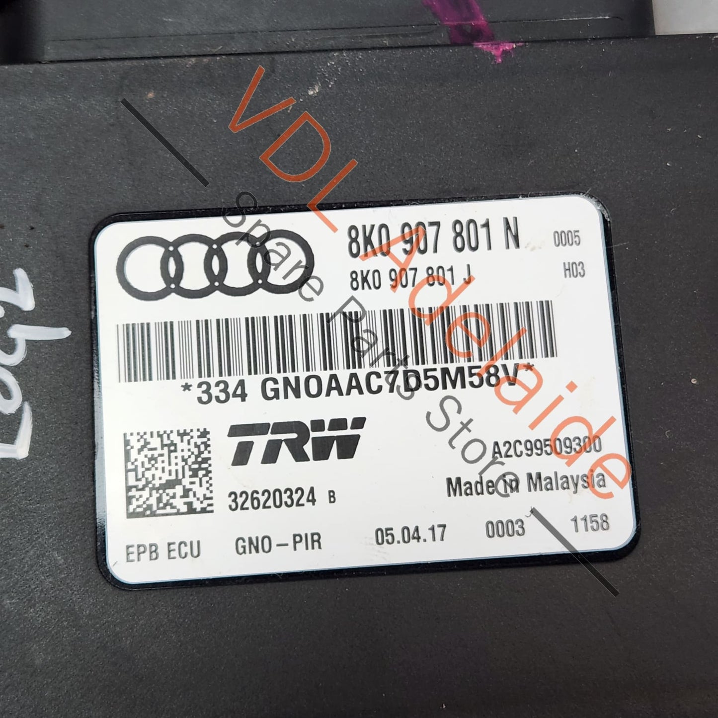 8K0907801P 8K0907801N Audi A4 B8 8K Control Unit for Electronic Park Brake EPB 8K0907801N