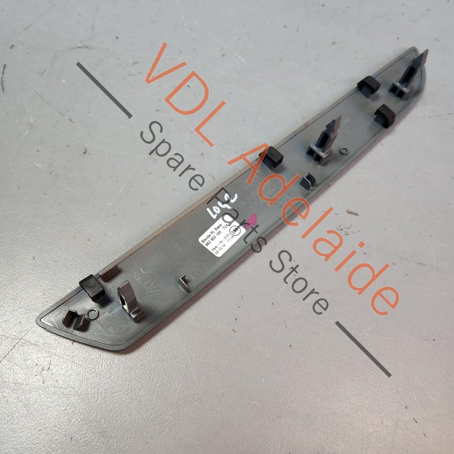 8K2853189TU4 8K2853189 Audi A4 B8 8K Interior Dash Dashboard Trim Inlay RHD Steel Grey 8K2853189