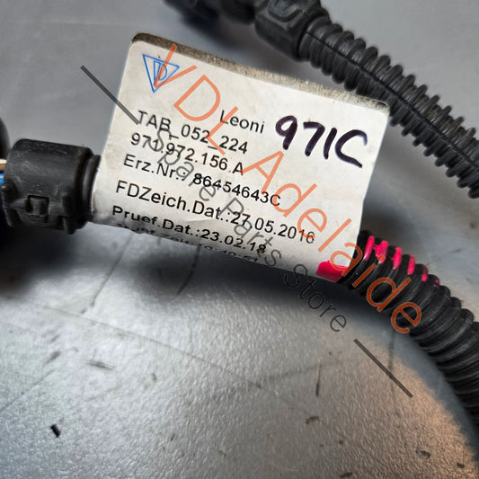 971972156 971972156A Porsche Panamera 971 Wire Set Part Section Wiring Harness 971972156 971972156A