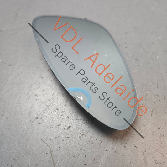 971857521E Porsche Panamera Left Side Wing Mirror Glass (aspherical) Right Hand Drive 971857521E