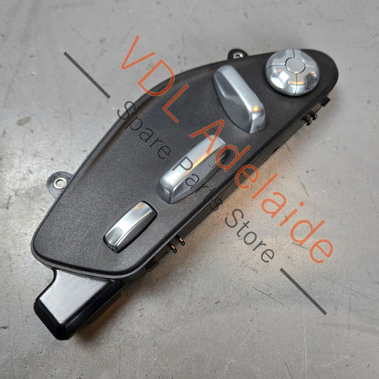 971959747S 971959747HVO 971959747 Porsche Panamera Switch module for left seat Black/Galvano Silver 971959747S 971959747 HVO