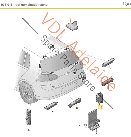 VW Golf Mk7 Disturbance Suppressor for AM Radio 5Q0035570