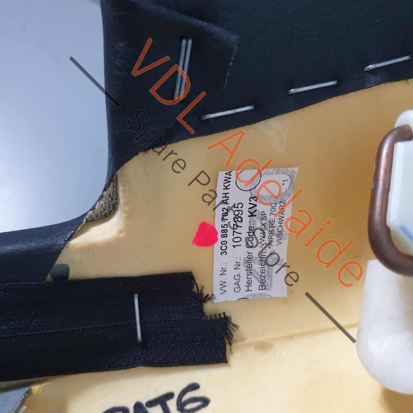 VW Passat R36 B6 3C Estate Rear Right Seat Bolster Airbag & Cover 3C0880442