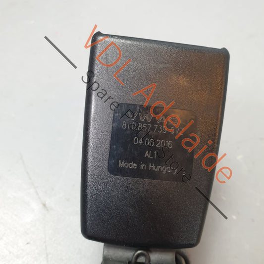 Audi RS3 S3 A3 8V Rear Left Centre Double Belt Latch Clasp Buckle 8V0857739