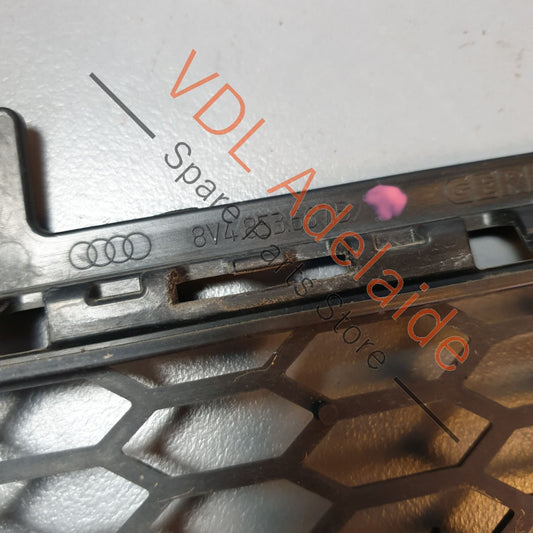 Audi RS3 8V Front Radiator Grille Lower Insert Gloss Black 8V4853667B
