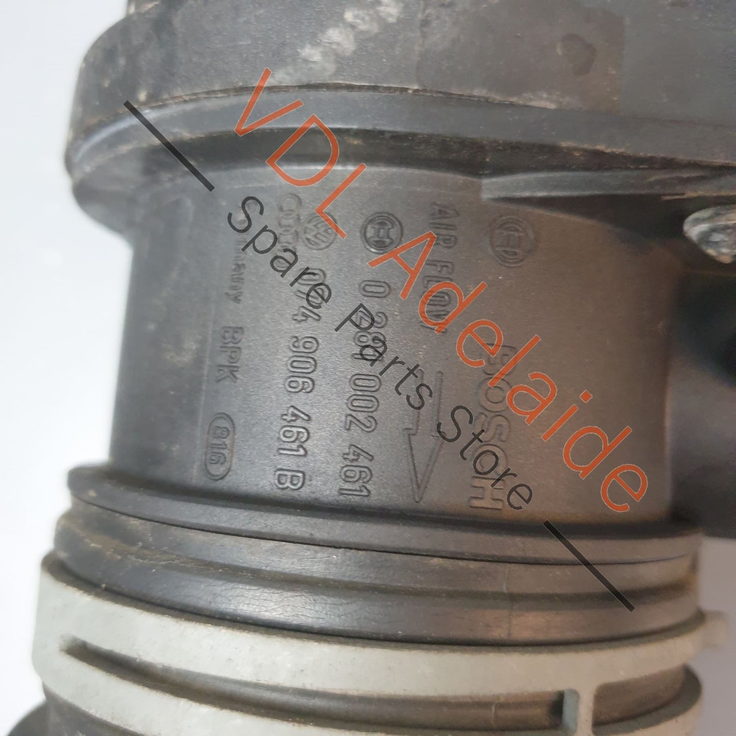 VW Touareg 7L 5.0L Air Filter Left Intake Pipe & MAF Sensor 074906461B