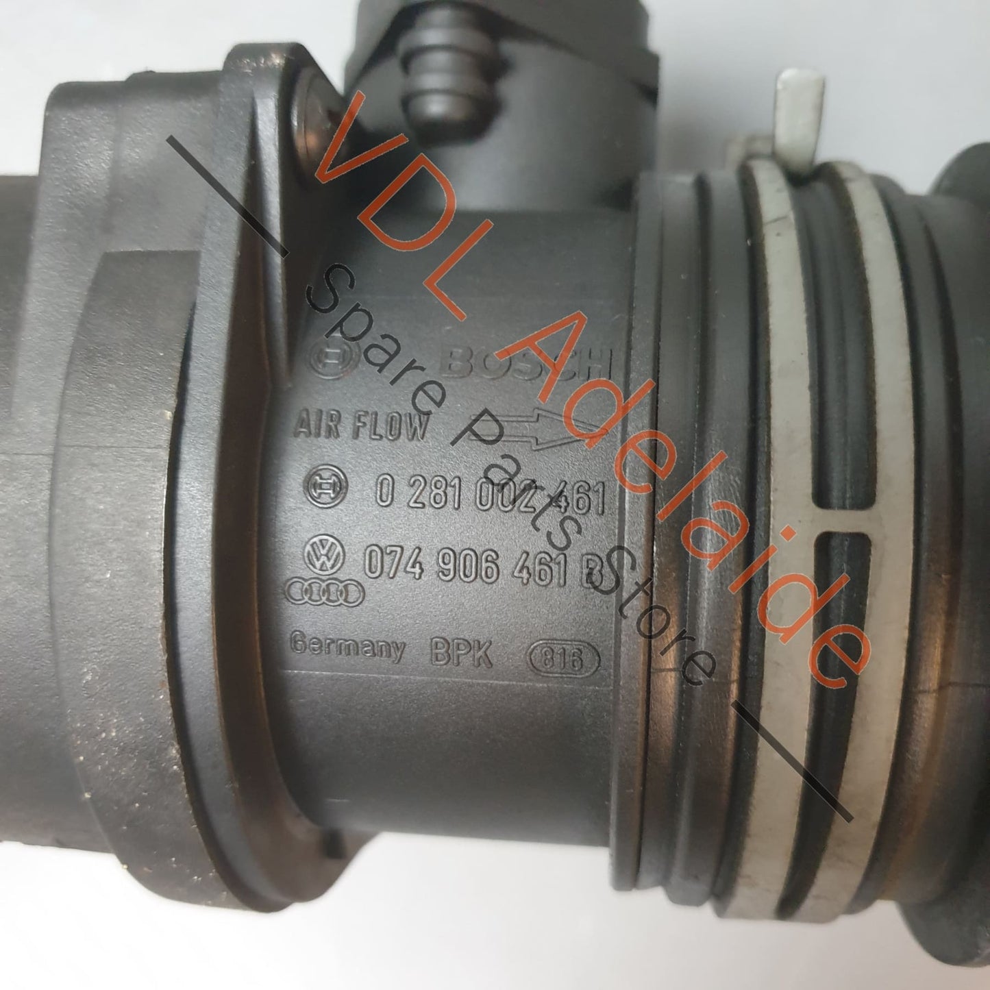 VW Touareg 7L 5.0L Air Filter Right Intake Pipe & MAF Sensor 074906461B
