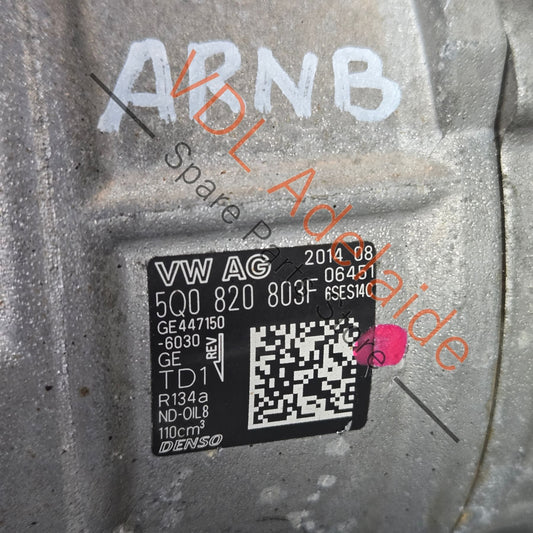5Q0820803F 5Q0820803K VW Audi AC Compressor 5Q0820803F