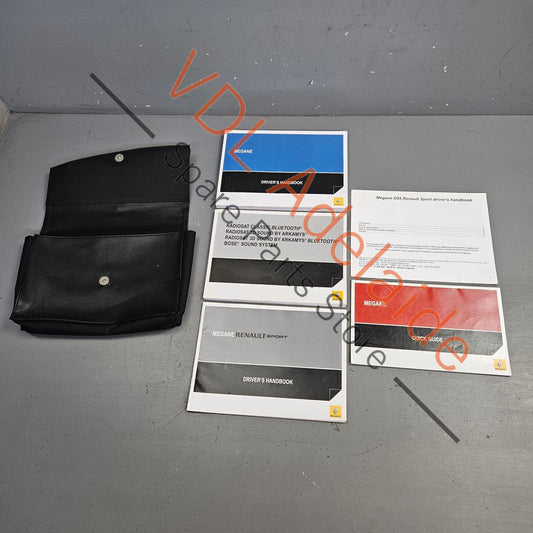 Renault Megane RS250 RS265 S275 Set of Owners Books Manuals
