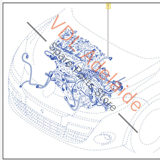 240112859R    Renault Megane 3 2.0L RS250 RS265 RS275 F4R Engine Motor Harness Wiring Cable Set 240112859R