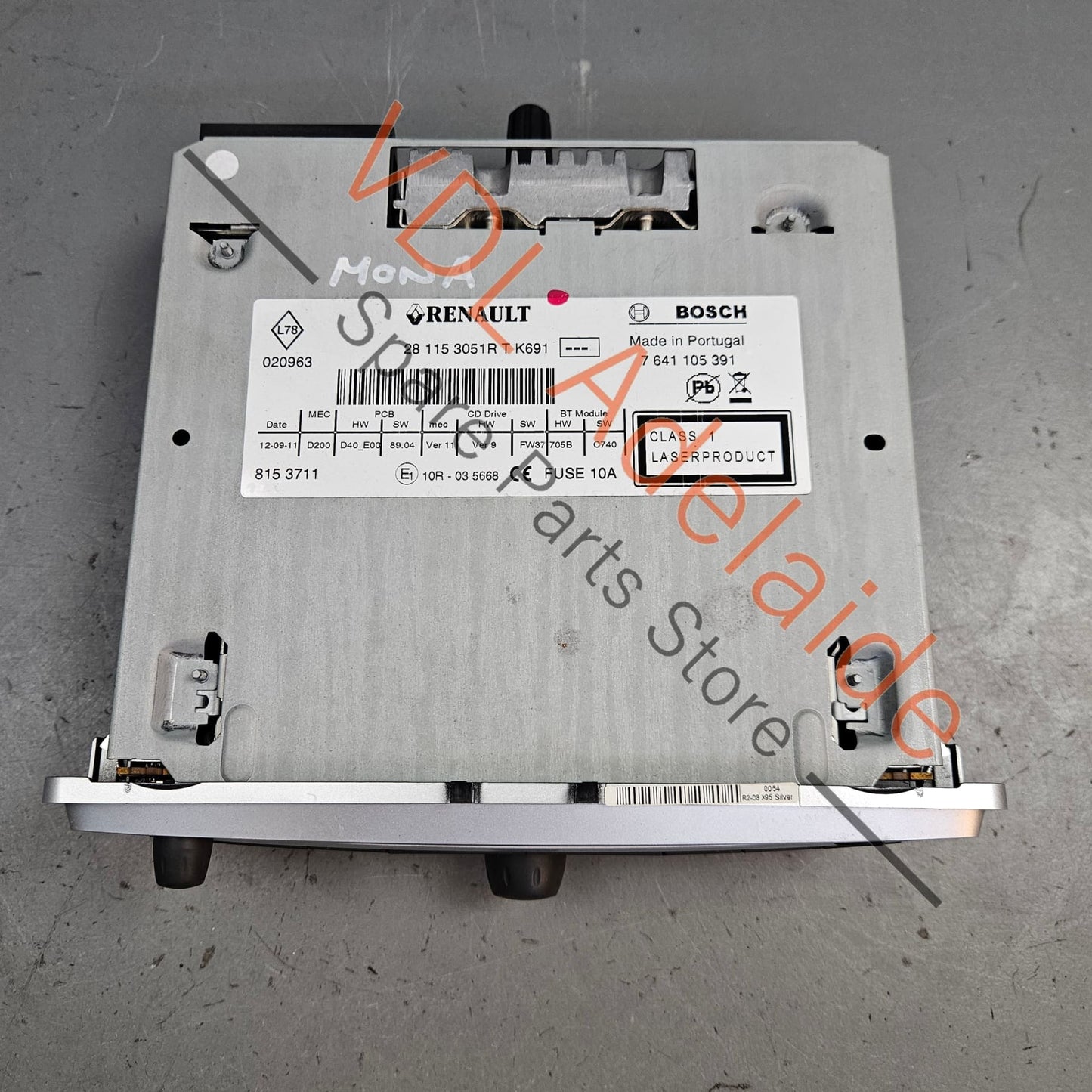 281153051R Renault Audio CD Radio Player Stacker Unit 281153051R